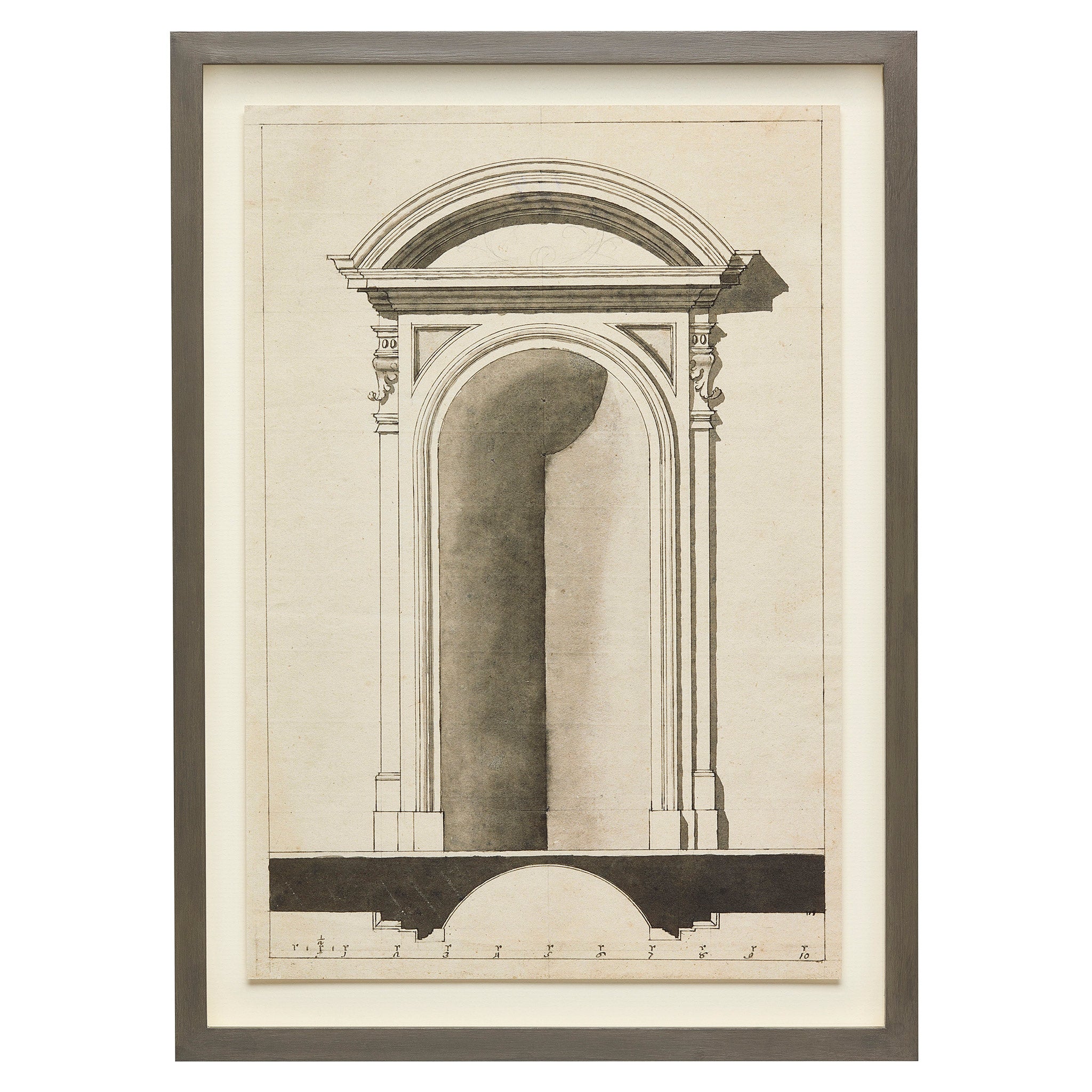 Design for Niche, Villa Borghese
