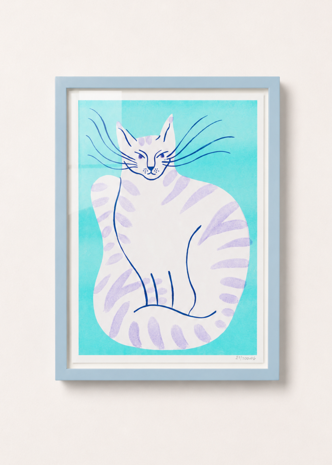 Lilac Striped Cat